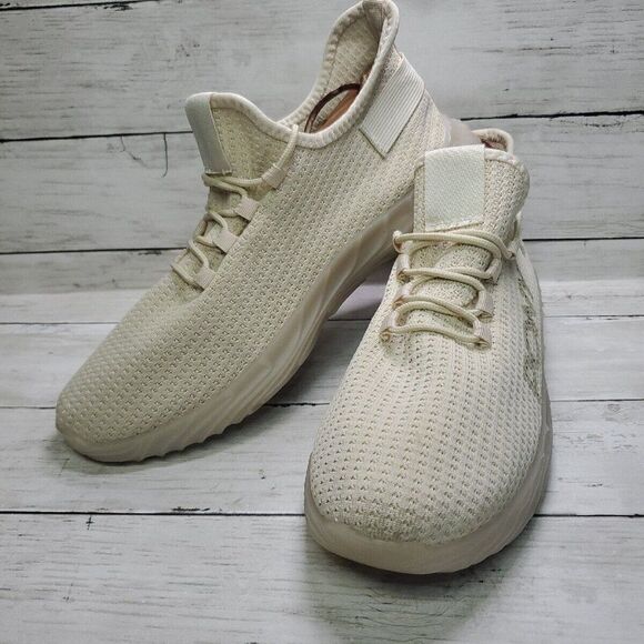 PONY PP1-TAG Running Shoes Cream Mens US 12 Casual Athletic Fashion Sneaker - Picture 4 of 10